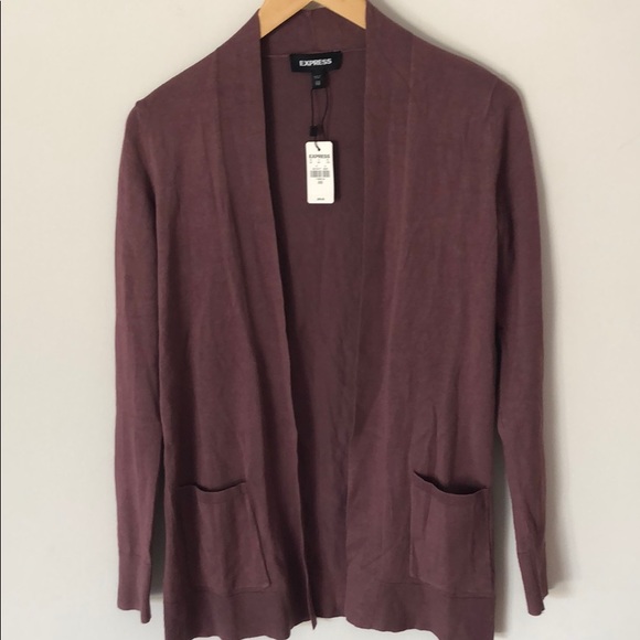 Nwt Express Wide Placket Cardigan 